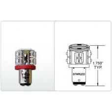 WARNING LIGHT DOUBLE CONTACT W/8 SUPER FLUX LEDS